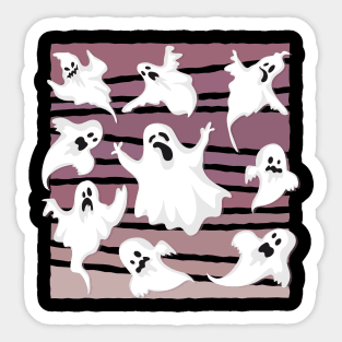 Halloween Ghosts Sticker